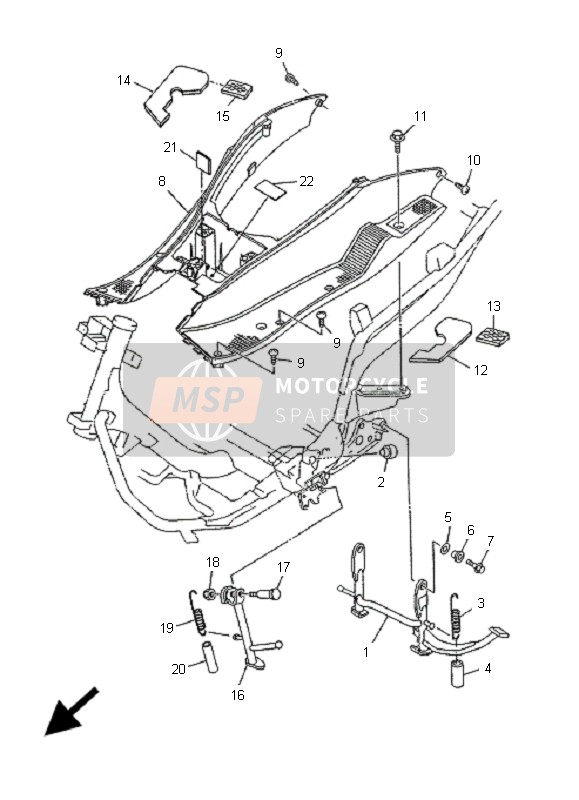 9010910X0100, Boulon, Yamaha, 0